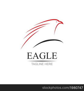 eagle logo vector illustration design template - vector