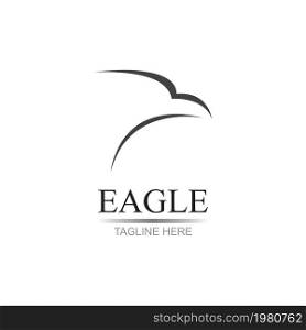 eagle logo vector illustration design template - vector