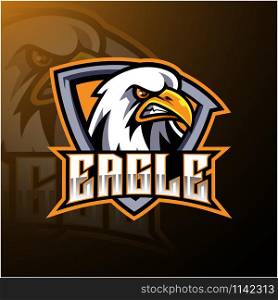 Eagle sport mascot logo design