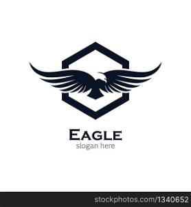 Eagle vector icon illustration design