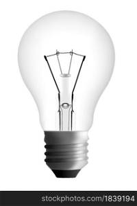 ealistic vector illustration of a lightbulb | EPS8 No Transparency