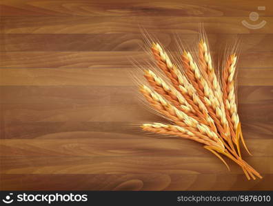 Ears of wheat. Vector illustration