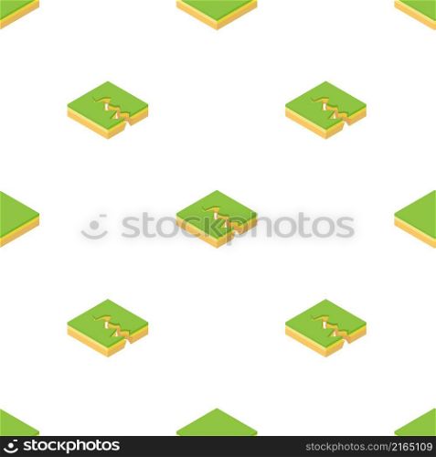 Earth crack pattern seamless background texture repeat wallpaper geometric vector. Earth crack pattern seamless vector
