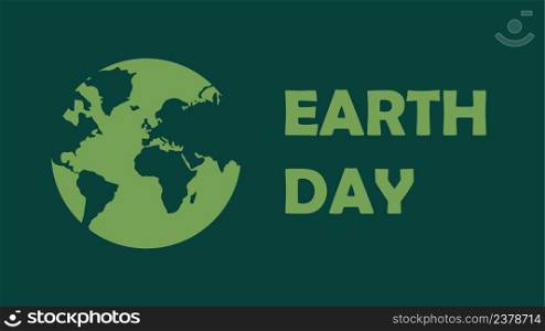 Earth Day. 22 April. Logo. Salvation of the Earth. Environmental Safety. Vector. Earth Day. 22 April. Logo. Salvation of the Earth. Environmental Safety. Vector illustration