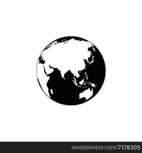 Earth Globe icon. Earth Globe vector icon. Black Earth Globe vector icon. Isolated. Eps10. Earth Globe icon. Earth Globe vector icon. Black Earth Globe vector icon. Isolated
