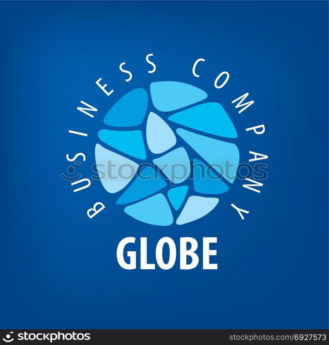 Earth logo template. Globe sign. Template vector abstract Earth logo. Globe sign