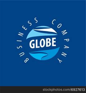 Earth logo template. Globe sign. Template vector abstract Earth logo. Globe sign