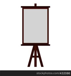 Easel icon flat isolated on white background vector illustration. Easel icon isolated