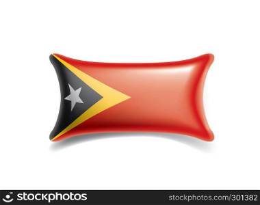east timor national flag, vector illustration on a white background. east timor flag, vector illustration on a white background