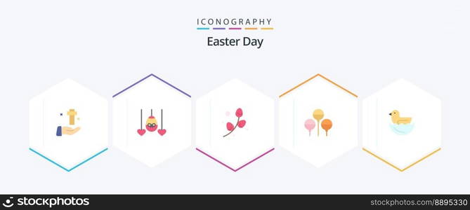 Easter 25 Flat icon pack including egg. holiday. holiday. easter. holiday