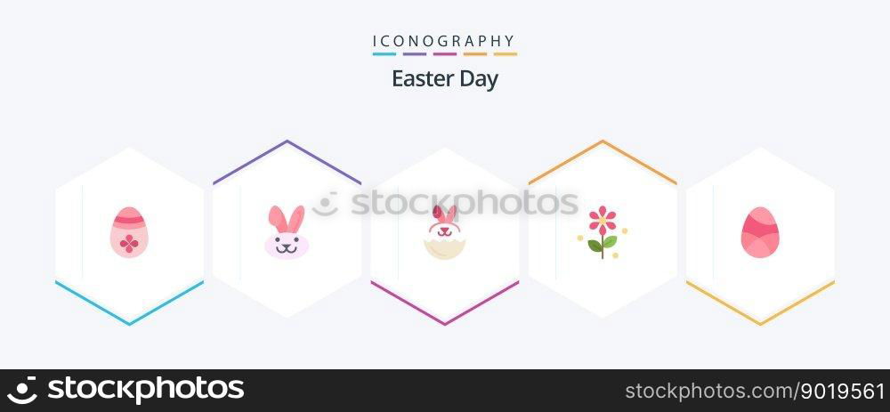 Easter 25 Flat icon pack including holiday. easter. robbit. decoration. nature