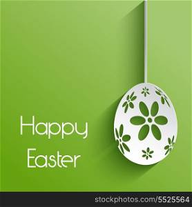 Easter background with decorative egg design