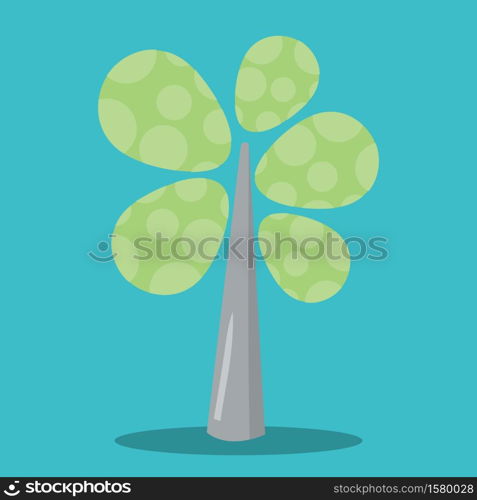 EASTER, BUNNY, TREE, GREEN, 11, Vector, illustration, cartoon, graphic, v