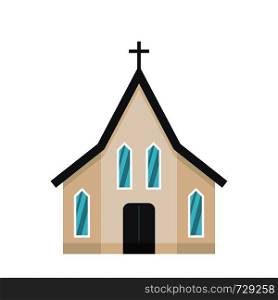Easter church icon. Flat illustration of easter church vector icon for web. Easter church icon, flat style