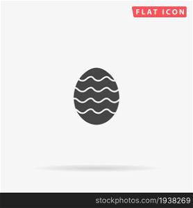 Easter Egg flat vector icon. Hand drawn style design illustrations.. Easter Egg flat vector icon