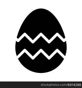 easter egg, icon on isolated background