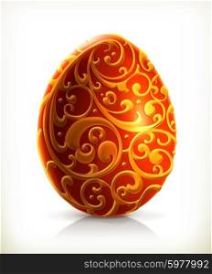 Easter egg, vector icon