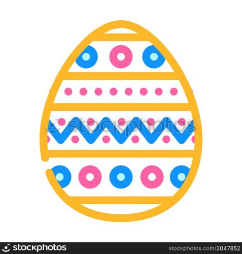 easter holiday color icon vector. easter holiday sign. isolated symbol illustration. easter holiday color icon vector illustration