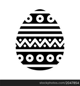 easter holiday glyph icon vector. easter holiday sign. isolated contour symbol black illustration. easter holiday glyph icon vector illustration