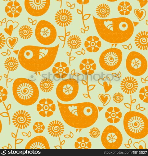 Easter seamless pattern