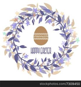 Easter vector composition. Isolated from the background. Eps 10