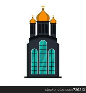Eastern church icon. Flat illustration of eastern church vector icon for web. Eastern church icon, flat style
