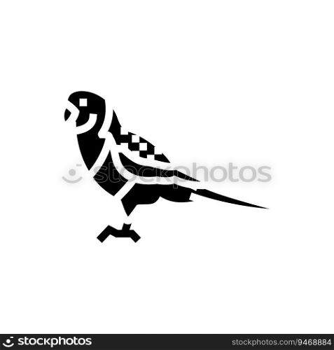 eastern rosella parrot bird glyph icon vector. eastern rosella parrot bird sign. isolated symbol illustration. eastern rosella parrot bird glyph icon vector illustration