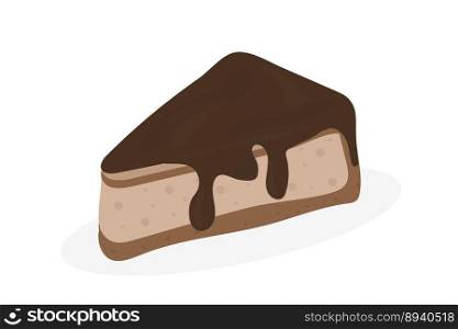 πece of chocolate cake on a white background souff≤sweet≠ss. aπece of chocolate cake on a white background souff≤sweet≠ss