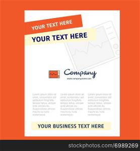 ECG Title Page Design for Company profile ,annual report, presentations, leaflet, Brochure Vector Background