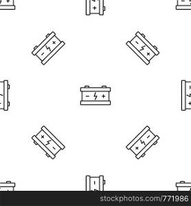 Eco car battery pattern seamless vector repeat geometric for any web design. Eco car battery pattern seamless vector