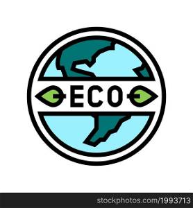 eco clean cosmetic color icon vector. eco clean cosmetic sign. isolated symbol illustration. eco clean cosmetic color icon vector illustration