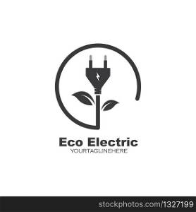 eco electric icon vector,illustration design template