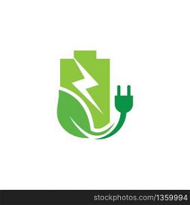 Eco energy icon symbol vector illustration