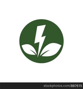Eco energy icon vector illustration