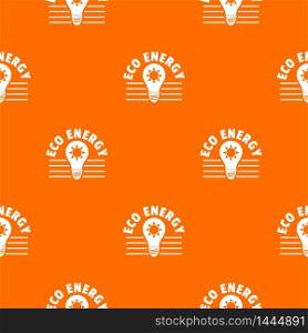 Eco energy pattern vector orange for any web design best. Eco energy pattern vector orange