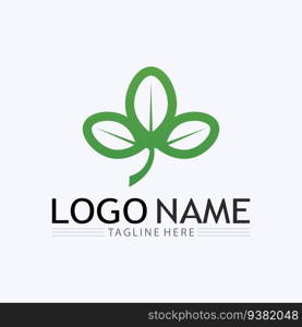 Eco Energy Vector Logo with leaf symbol. Green color with flash or thunder graphic. Nature and electricity renewable. This logo is suitable for technology, recycle, organic.