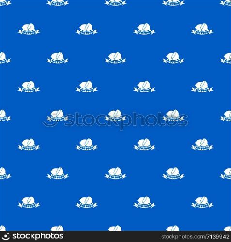 Eco food pattern vector seamless blue repeat for any use. Eco food pattern vector seamless blue
