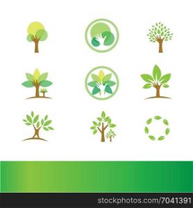 eco friendly brand identity logo template. eco friendly brand identity logo template vector