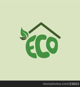 eco friendly house natural label organic product sticker logo. eco friendly natural label organic product sticker logotype logo