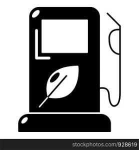 Eco gas station icon. Simple illustration of gas station vector icon for web. Eco gas station icon, simple style