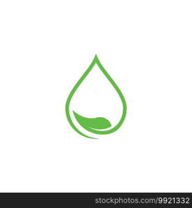 eco green environment logo vector icon illustration design 