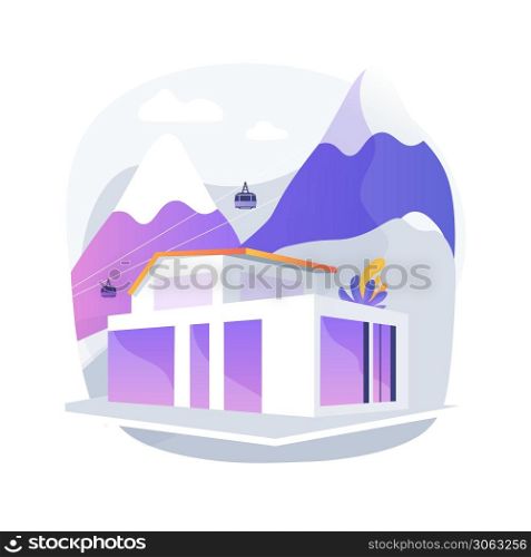 Eco house abstract concept vector illustration. Environmentally low-impact home, ecohome technology, thermal insulation, renewable resources, passive house, waste recycling abstract metaphor.. Eco house abstract concept vector illustration.