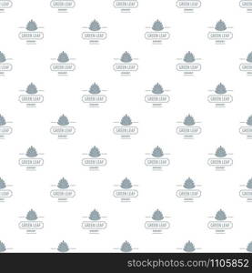 Eco leaf pattern vector seamless repeat for any web design. Eco leaf pattern vector seamless