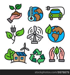 Eco Line Icons
