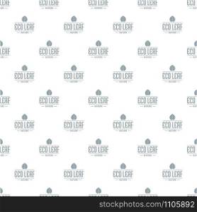 Eco organic pattern vector seamless repeat for any web design. Eco organic pattern vector seamless