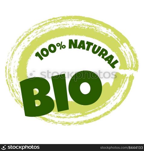 Eco products sticker, label, badge and logo.Ecology icon.Vector illustration