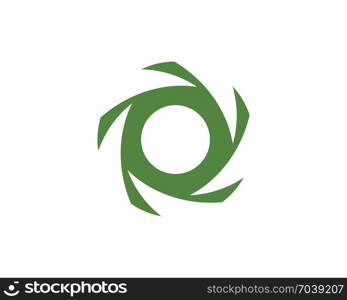 Eco Recycle logo template. Eco Recycle logo template vector illustration