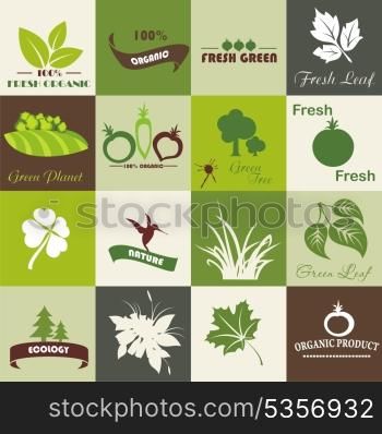 Eco related symbols and icons