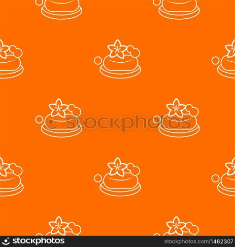 Eco spa soap pattern vector orange for any web design best. Eco spa soap pattern vector orange