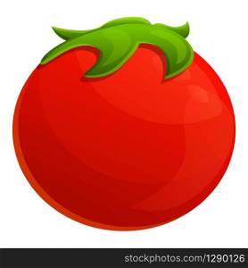 Eco tomato icon. Cartoon of eco tomato vector icon for web design isolated on white background. Eco tomato icon, cartoon style